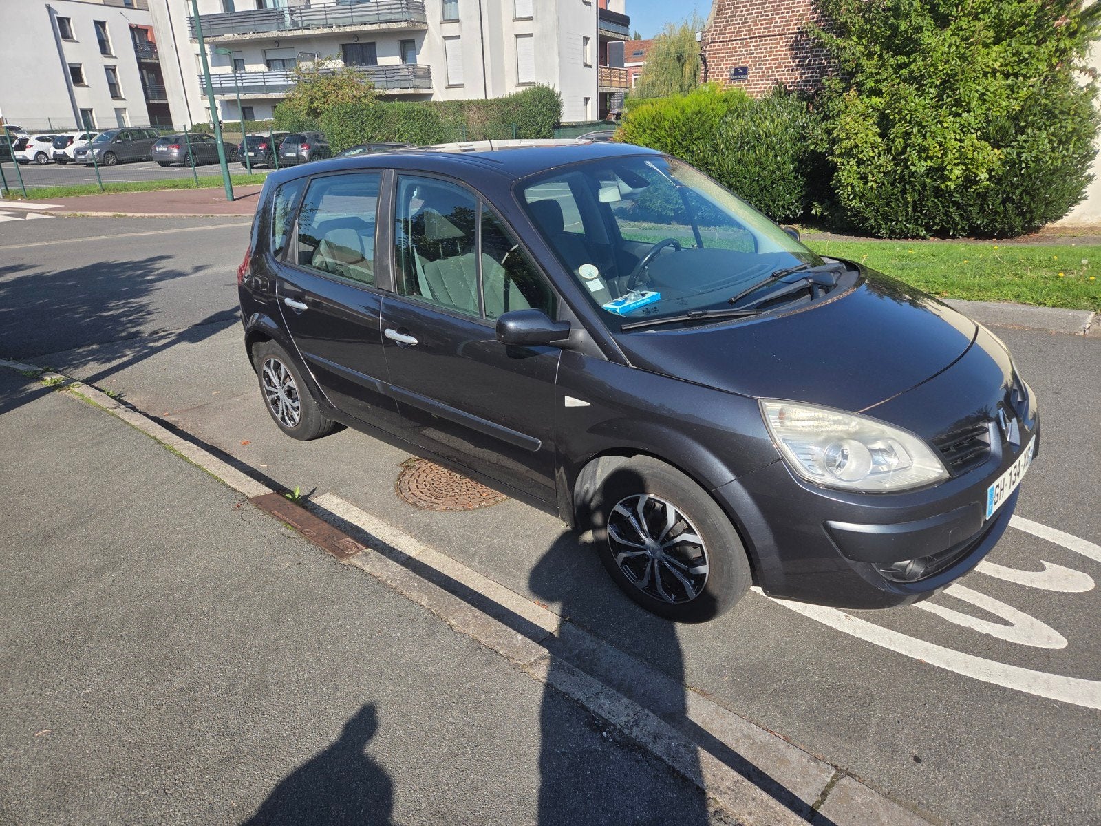 Renault scenic, Auto's, Zwart, Particulier, Te koop, Stof