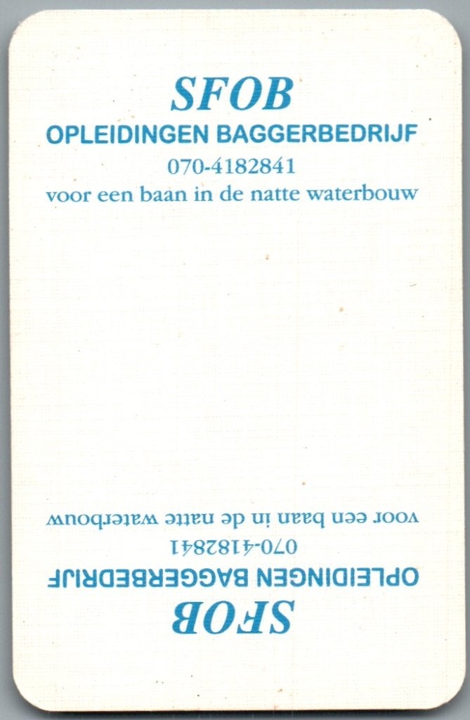 joker - J4782 - SFOB opleidingen, Verzamelen, Ophalen of Verzenden, Zo goed als nieuw, Joker(s)