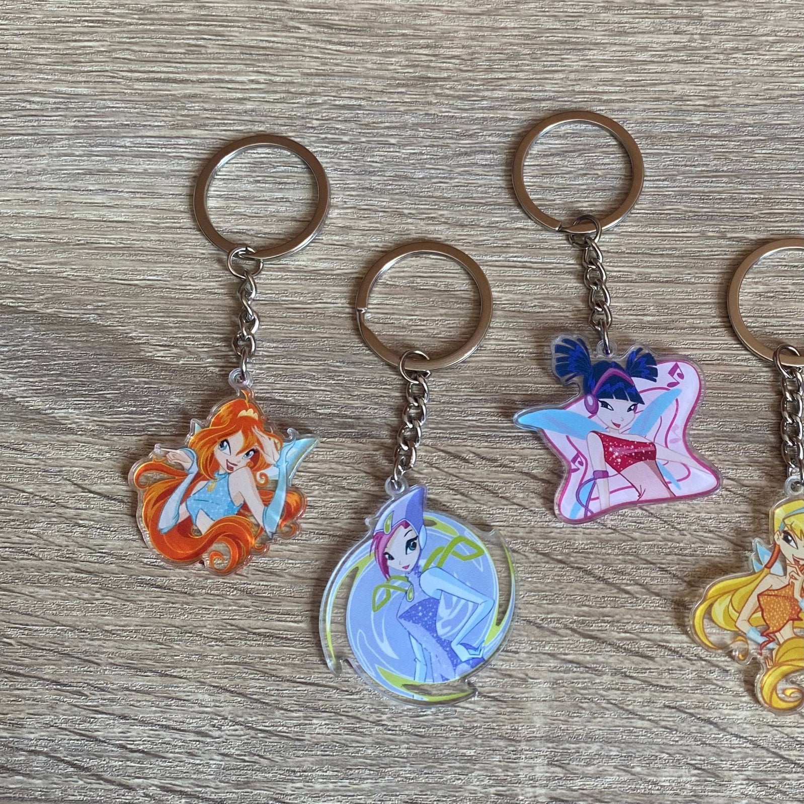 3 Winx Club sleutelhangers, Ophalen of Verzenden, Zo goed als nieuw, Overige typen