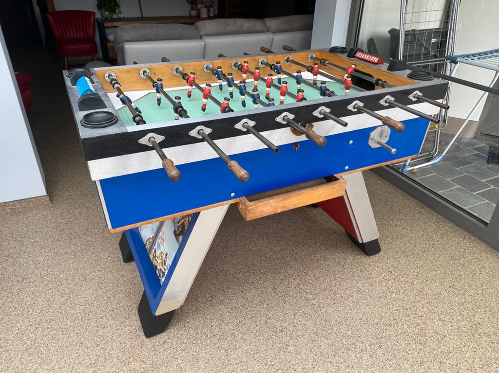 Jupiter voetbaltafel, Ophalen, Gebruikt