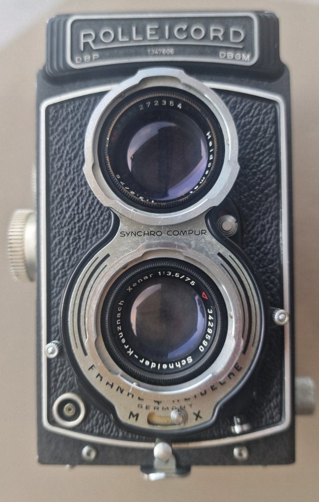 Appareil photo reflex Rolleicord DBP DBGM à double objectif, Enlèvement ou Envoi, Utilisé, Reflex miroir, Autres Marques