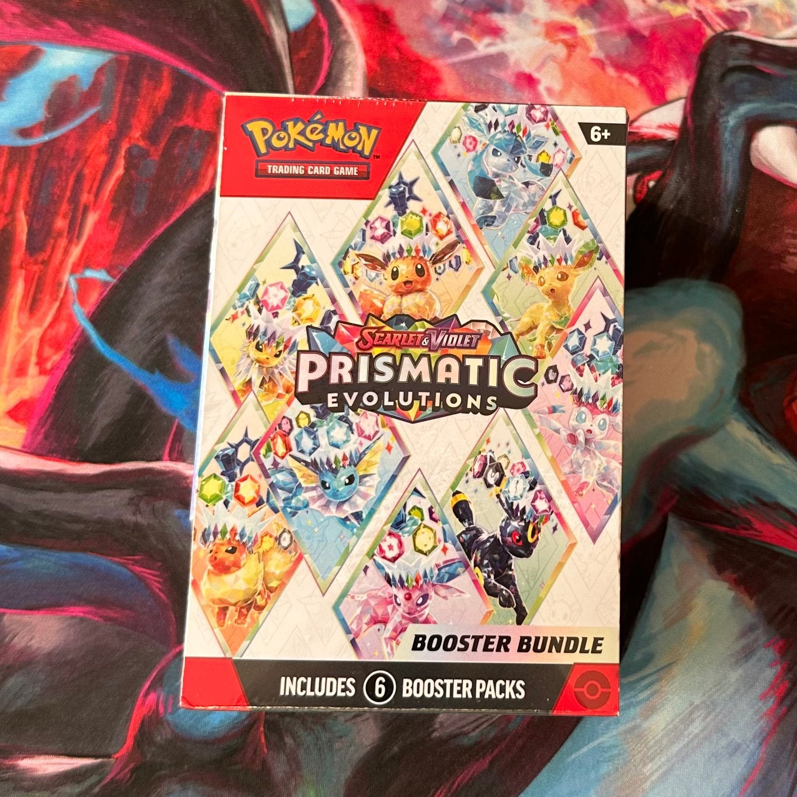 Lot de 5 boosters Pokémon PRISMATIC EVOLUTIONS scellés (ENG), Enlèvement ou Envoi, Neuf, Booster box, Foil