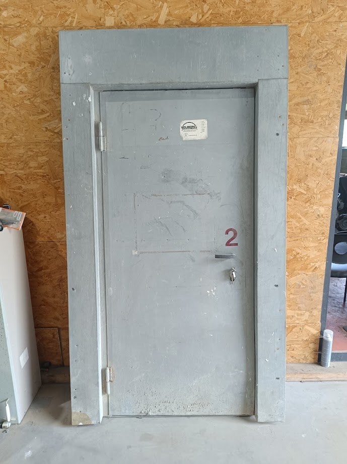 Porte de chantier sécurisé en Acier Galvanisé, Enlèvement, Utilisé, Autres types