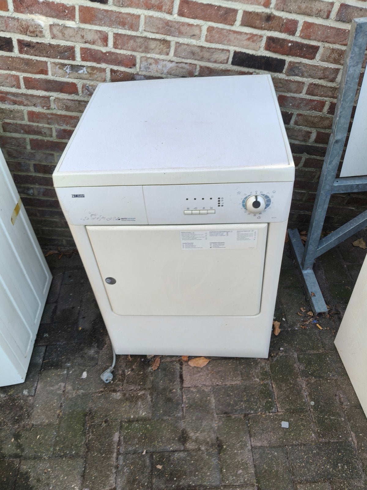 Droogtrommel, Ophalen, Gebruikt, Luchtafvoer, 90 tot 95 cm