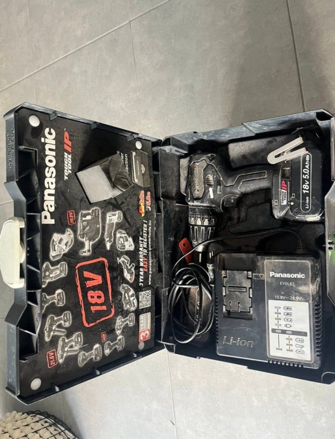 Panasonic Tough Tool 18V accuboormachine, Ophalen, Zo goed als nieuw