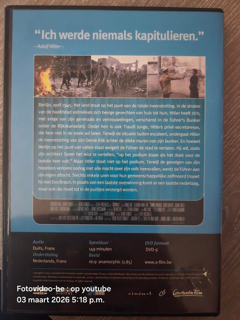 Dvd van der undergang werkt prima, Audio, Tv en Foto, Televisies, Ophalen, Gebruikt