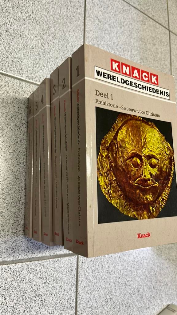 Knack wereldgeschiedenis( 6 boeken ), Boeken, Ophalen of Verzenden, Zo goed als nieuw