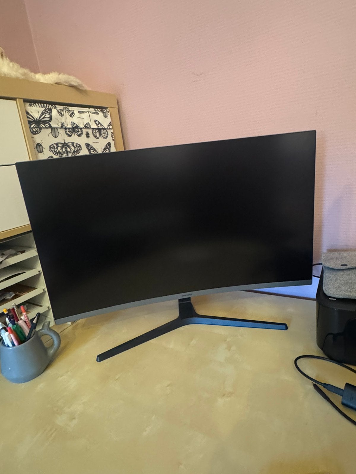 Samsung Curved Ultrawide Monitor – Zwart – Mooie staat, Ophalen, Zo goed als nieuw, Ultrawide