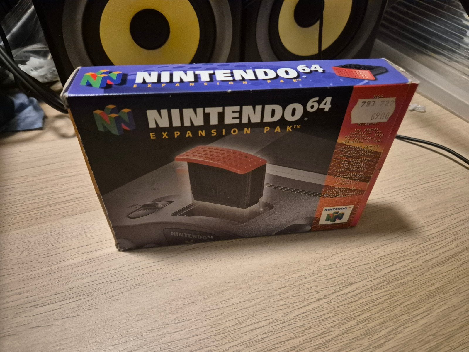 Boite et manuel de l'expansion pak 64, Consoles de jeu & Jeux vidéo, Enlèvement ou Envoi, Utilisé