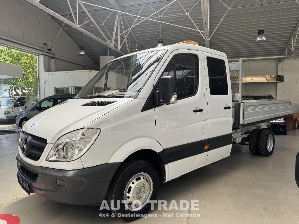 Sprinter | Dub. Cab. | Open Laadbak | Rijbewijs B of C, Auto's, Bestelwagens en Lichte vracht, 4 cilinders, Wit, Mercedes-Benz
