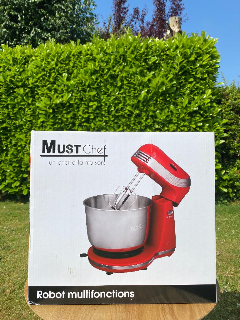 Keukenrobot Must Chef - Nieuw, Elektronische apparatuur, Keukenmixers, Nieuw, Ophalen of Verzenden, Vaatwasserbestendig, 3 snelheden of meer