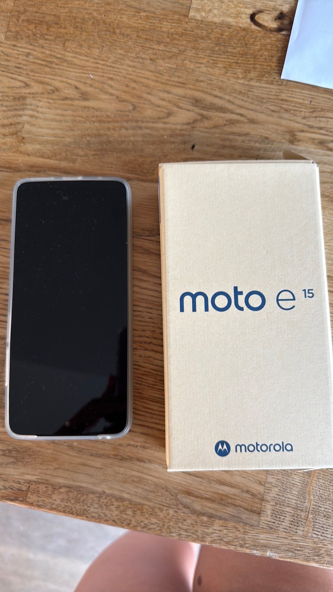 Motorola Moto e15 – nieuw / nooit gebruikt, Télécoms, Téléphonie mobile | Motorola, Enlèvement, Comme neuf