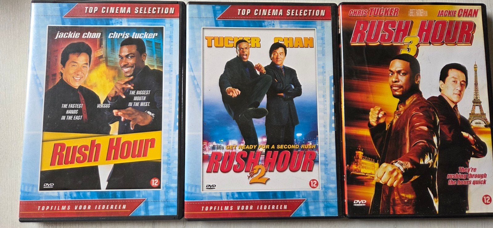 Rush hour trilogie!, Ophalen