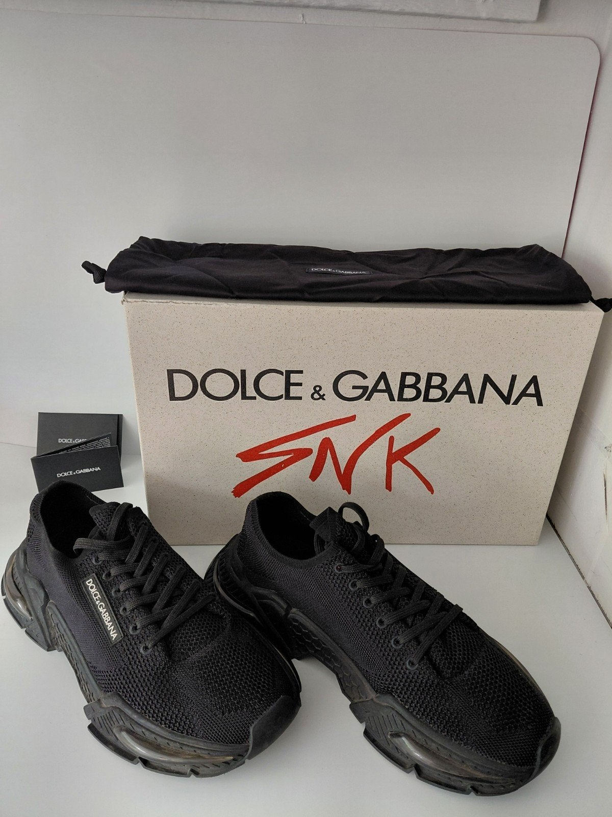Dolce & Gabbana Sneakers Zwart - Maat 42, Vêtements | Hommes, Chaussures, Comme neuf, Enlèvement, Baskets, Noir