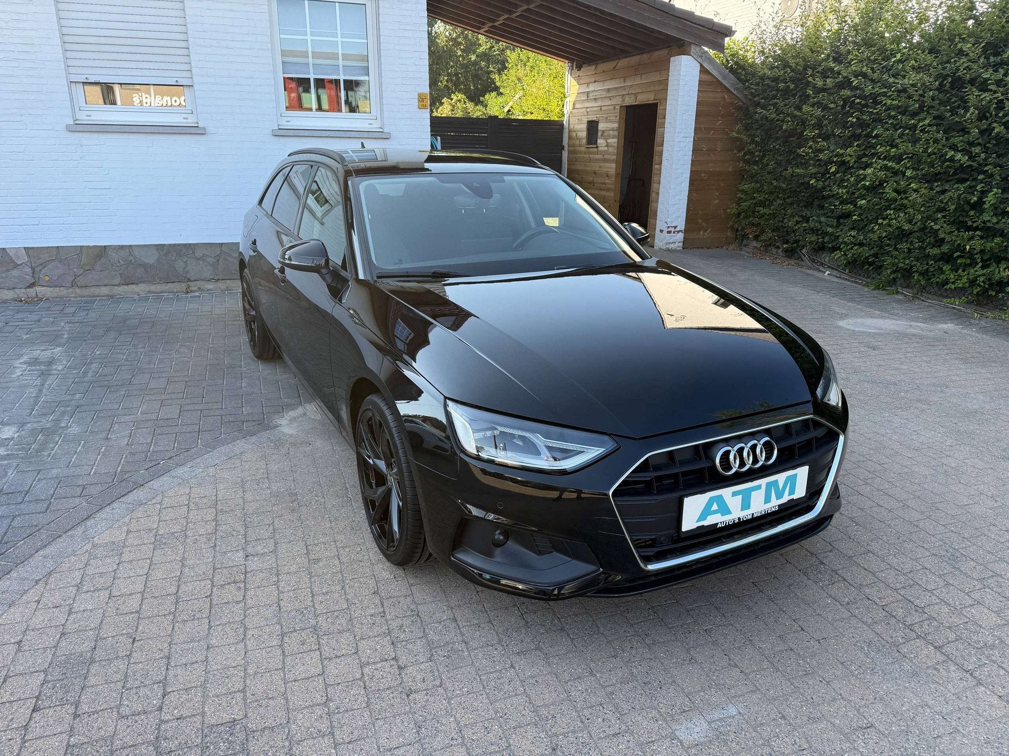 Audi A4 A4 Avant 35 TFSI S-line look S tronic/pdc V&A/blackl, Auto's, Audi, Stof, Gebruikt, 4 cilinders, 1984 cc