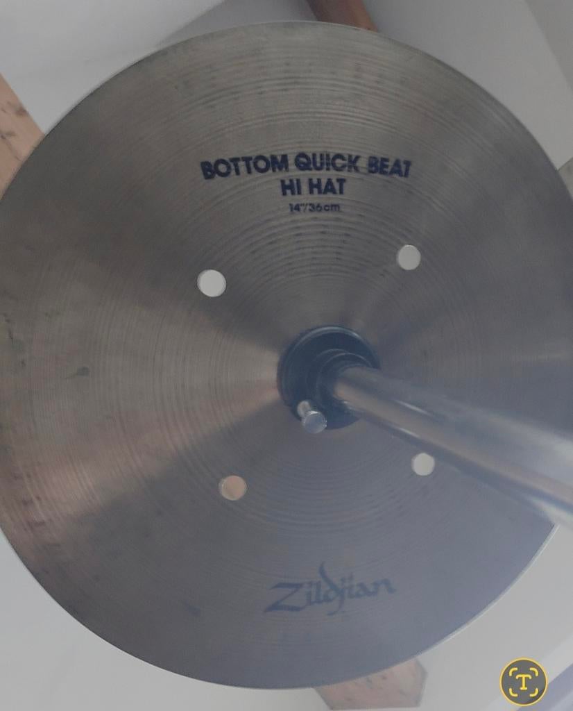 Zildjian 14' quick beat hihat 90's, Musique & Instruments, Batteries & Percussions, Enlèvement