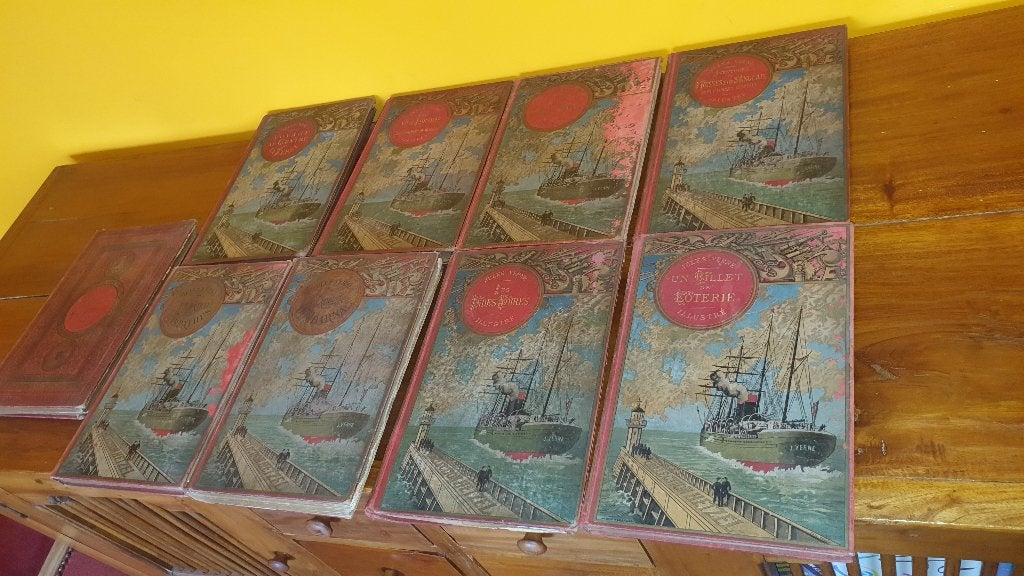 Jules Verne anciens (1890) Hetzel, Enlèvement ou Envoi, Jules Verne