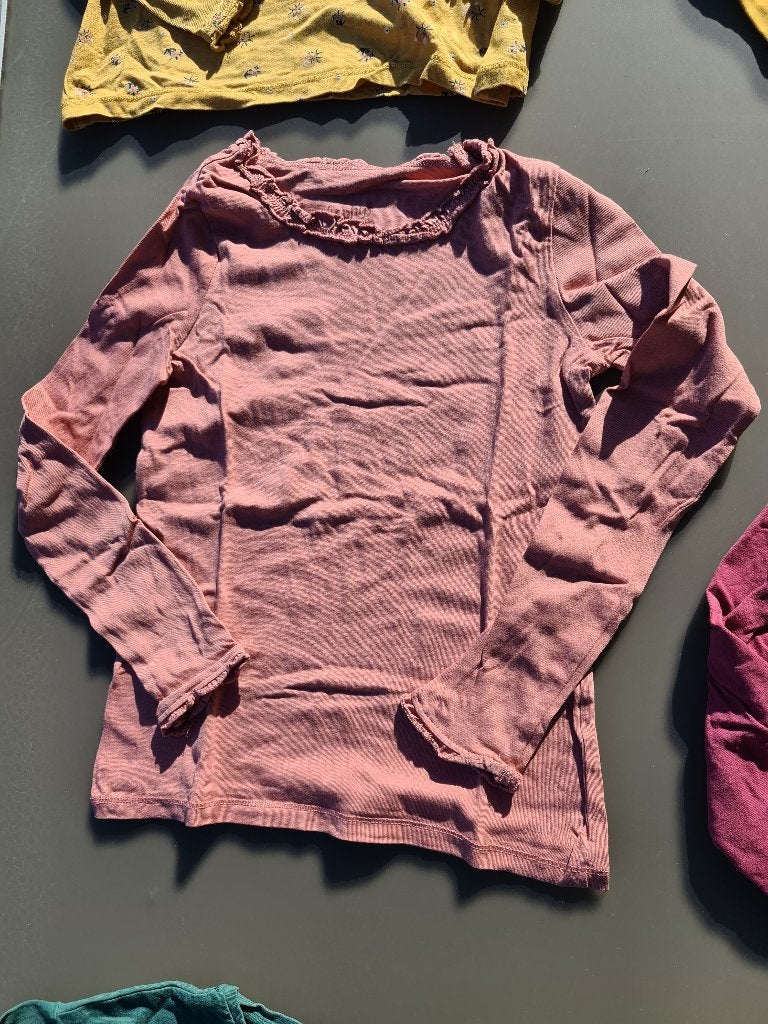 Roze longsleef, trui, pull, CA, 128, Enfants & Bébés, Paquets de vêtements pour enfants, Enlèvement, Comme neuf