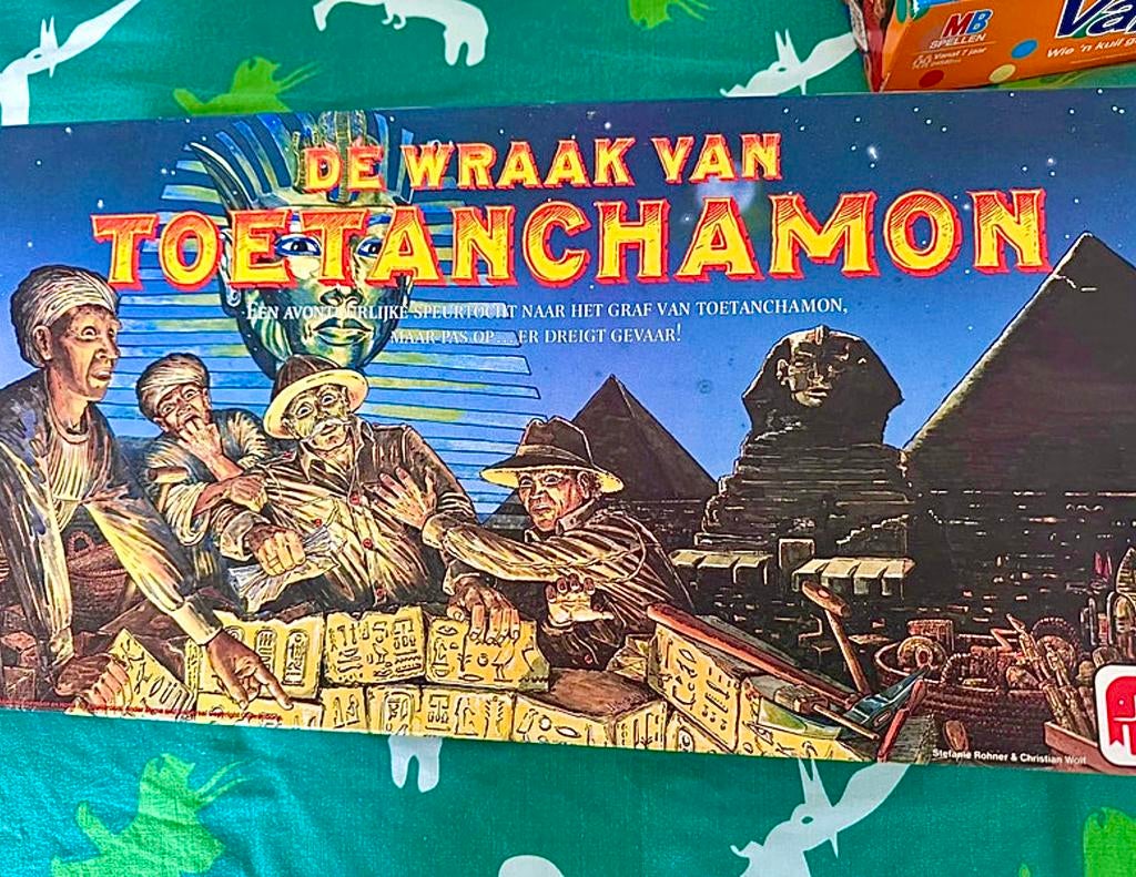 De wraak van Toetanchamon Bordspel, Drie of vier spelers, Ophalen, Zo goed als nieuw
