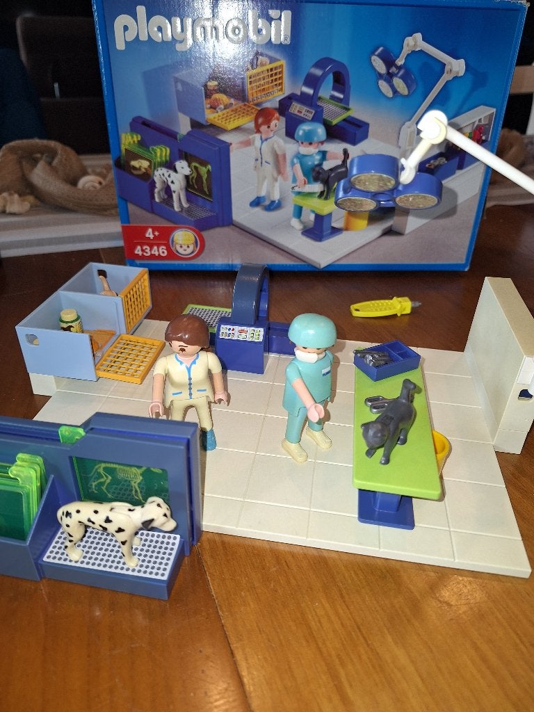 Playmobil set 4346 (dierenpraktijk), Enfants & Bébés, Enlèvement ou Envoi, Kit complet, Utilisé, Autres types