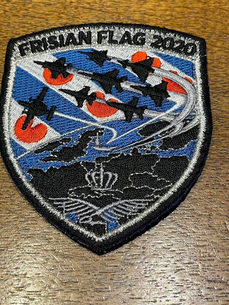 Patch drapeau frison de l'armée de l'air 2020, Envoi, Comme neuf