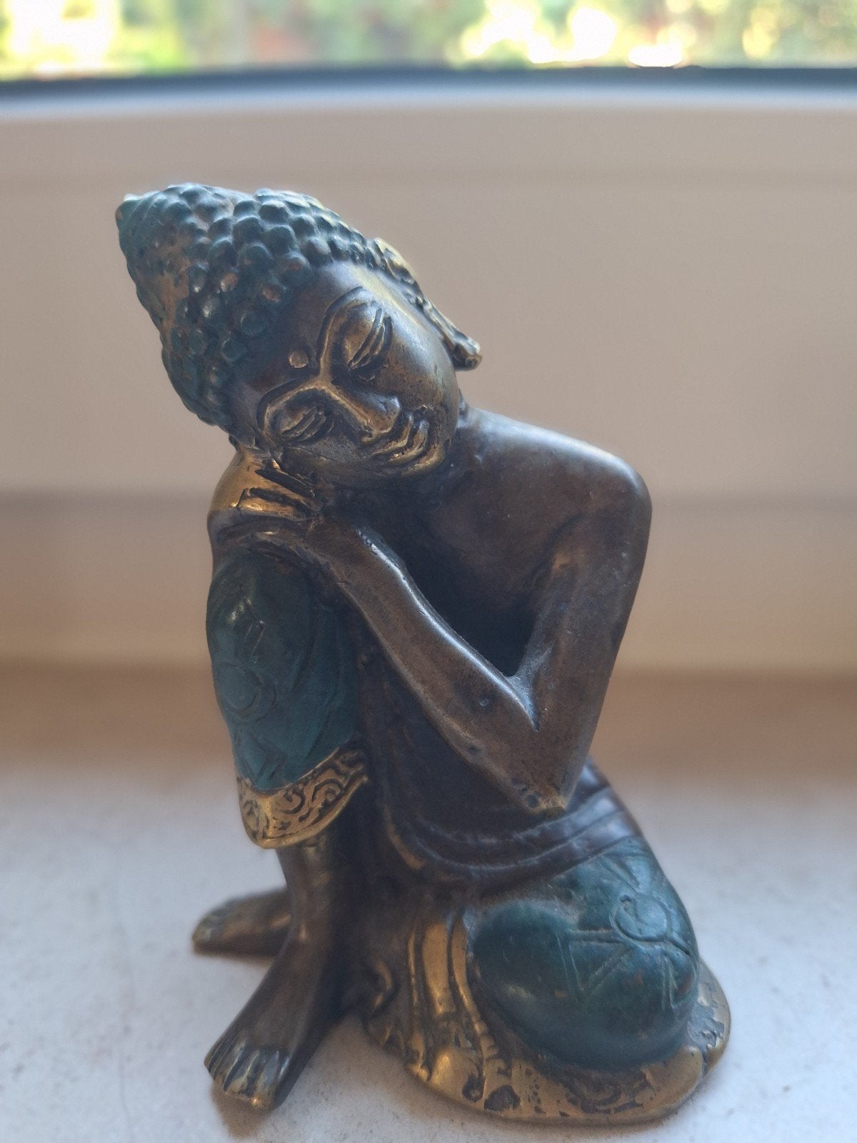 Statue en bronze de Bouddha, Maison & Meubles, Accessoires pour la Maison | Statues de Bouddha, Enlèvement ou Envoi, 10 cm