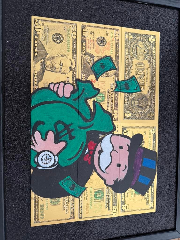 Track J kunstwerk “Mr. Monopoly” 1/1 met certificaat, Antiek en Kunst, Ophalen