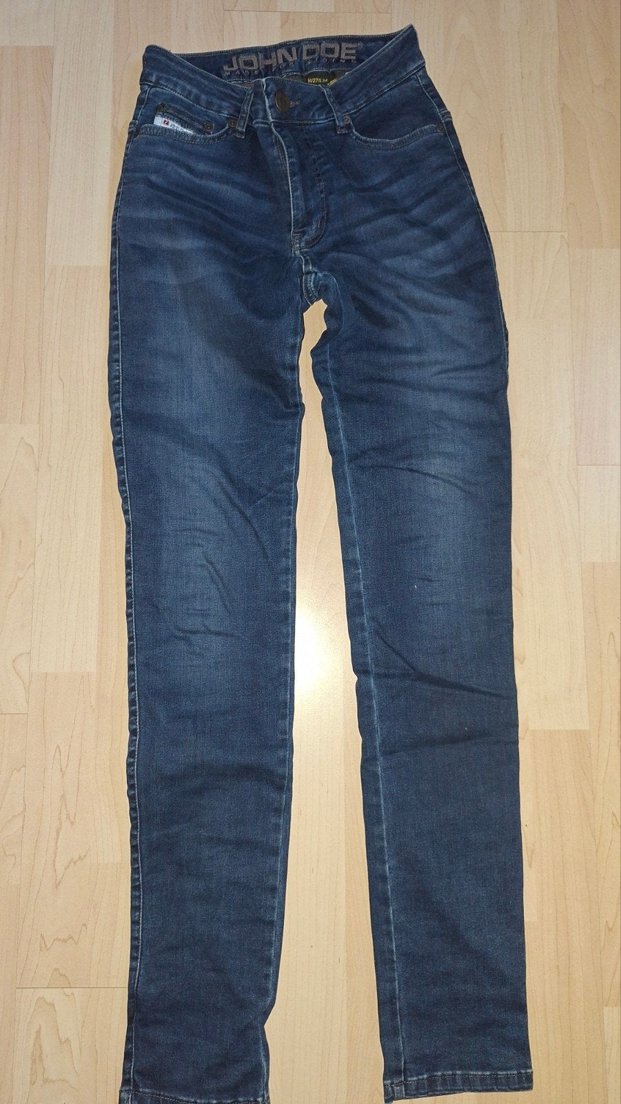 Kevlar motorjeans John Doe ladies-kids maat 27/34, Motoren, Ophalen, Overige typen, Kinderen, John Doe