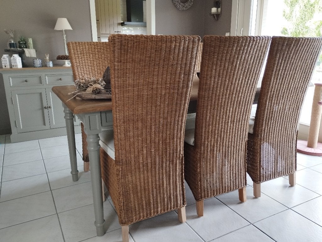 Complete eetkamer eetplaats massief hout, Enlèvement