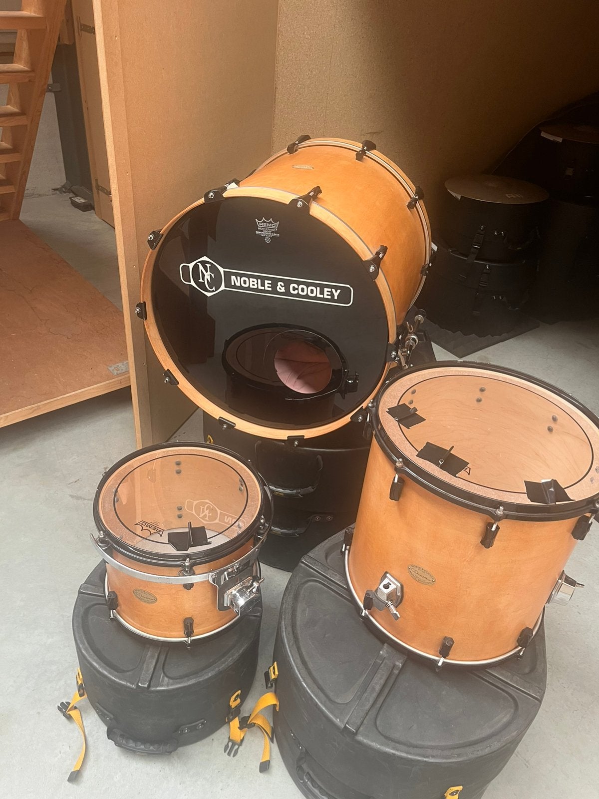 Noble cooley drums en snare. taye drum meinl byzamce 18, Muziek en Instrumenten, Ophalen, Overige merken