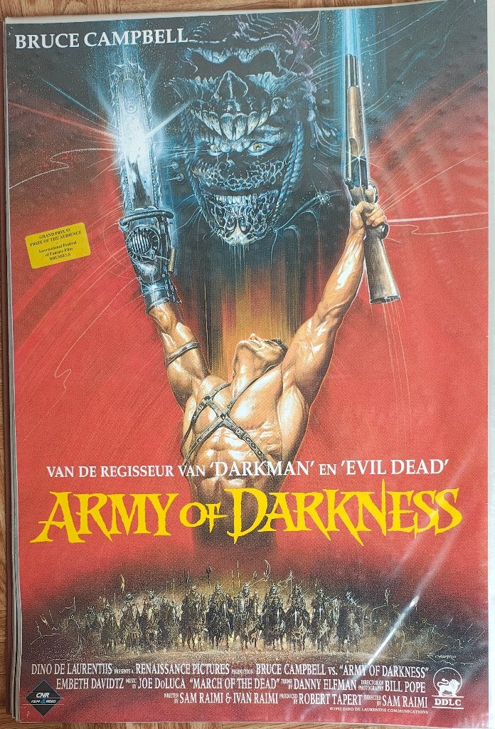 Army of darkness  filmposter videotheek, Ophalen, Gebruikt, Film en Tv