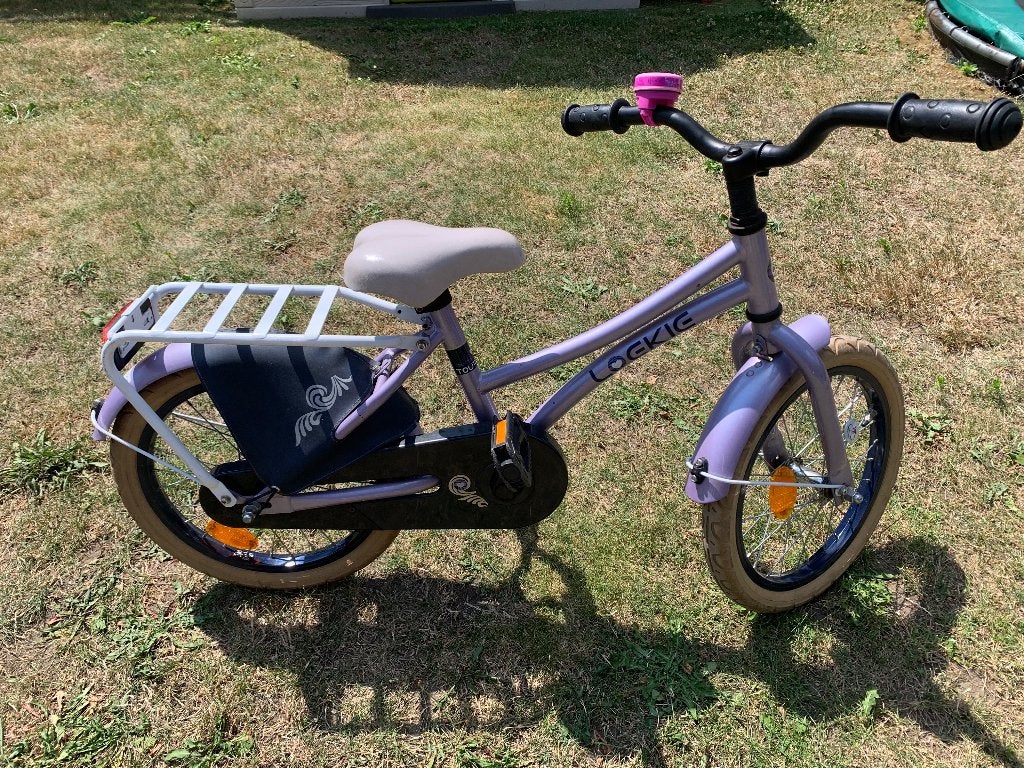 Kinderfiets meisje 16”, Loekie, Frein à rétropédalage, 16 à 20 pouces, Enlèvement