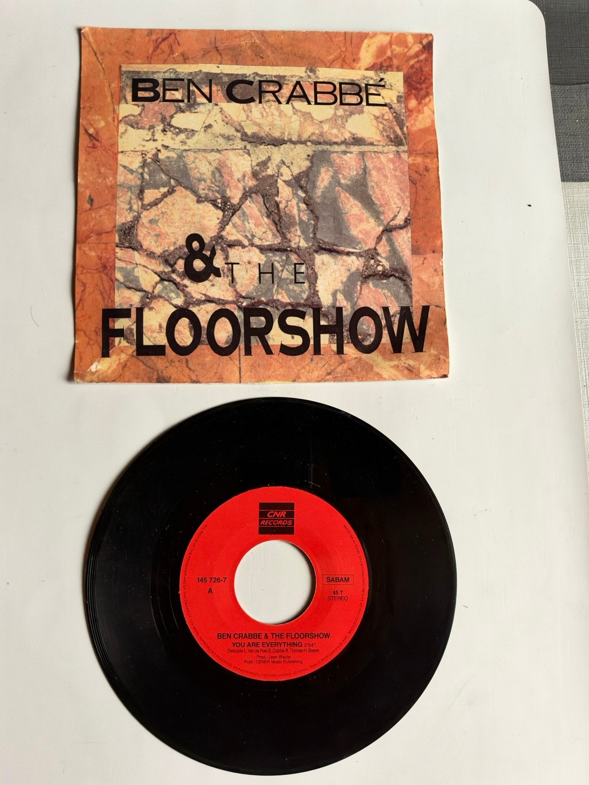 Ben Crabbe & the Floorshow: you are everything, Verzenden, Zo goed als nieuw