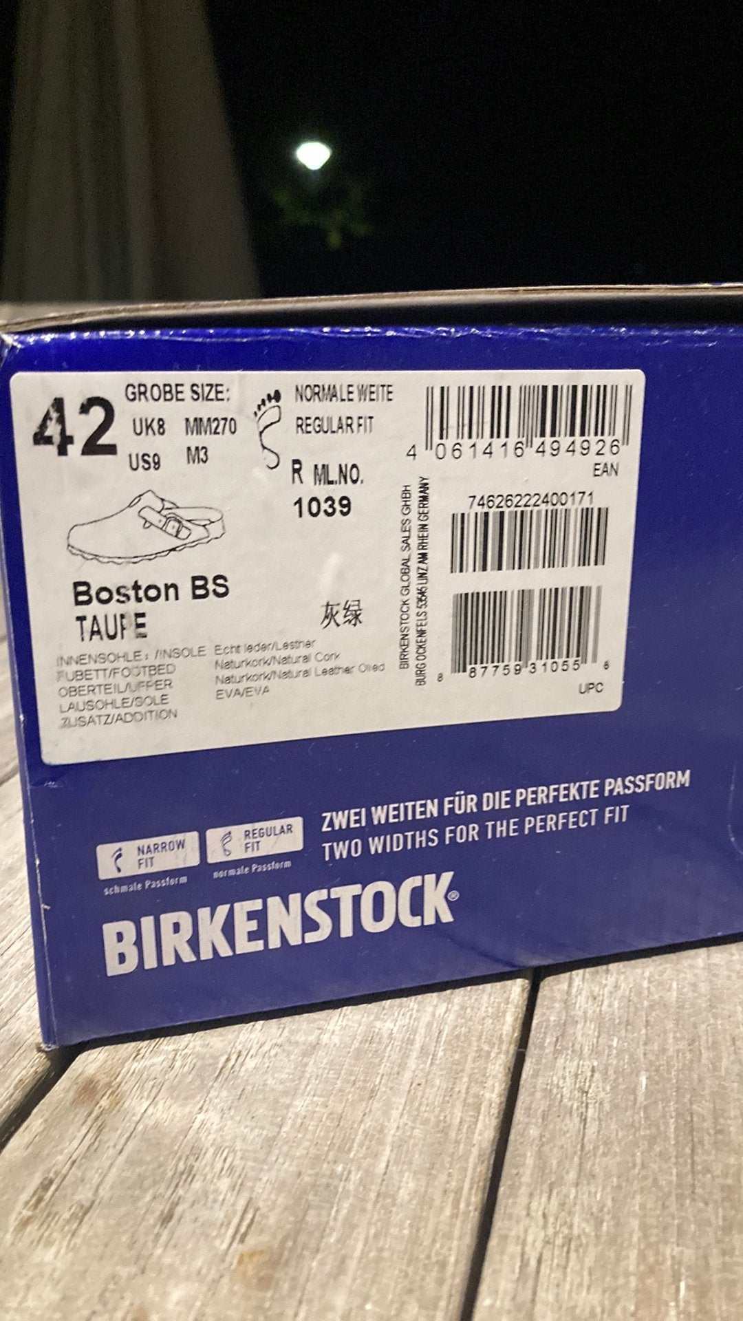 Boston Birkenstock maat 42 ( nieuw ), Kleding | Heren, Schoenen, Andere, Overige kleuren, Nieuw, Ophalen of Verzenden