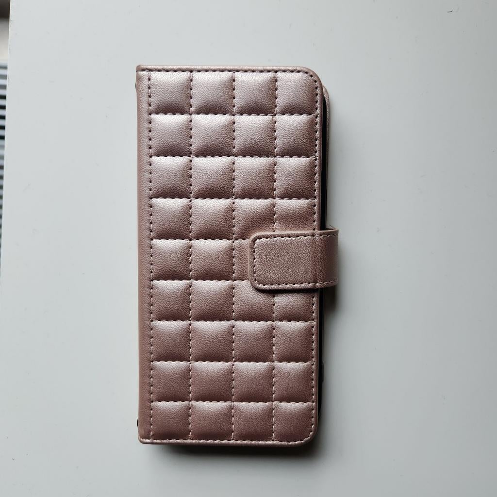 Mooie leer hoesje voor iPhone 14 (Roos), Ophalen