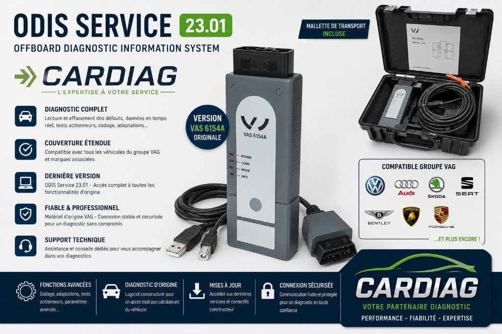Boitier de diagnostic VAS 6154A ODIS 2026, Enlèvement ou Envoi, Neuf
