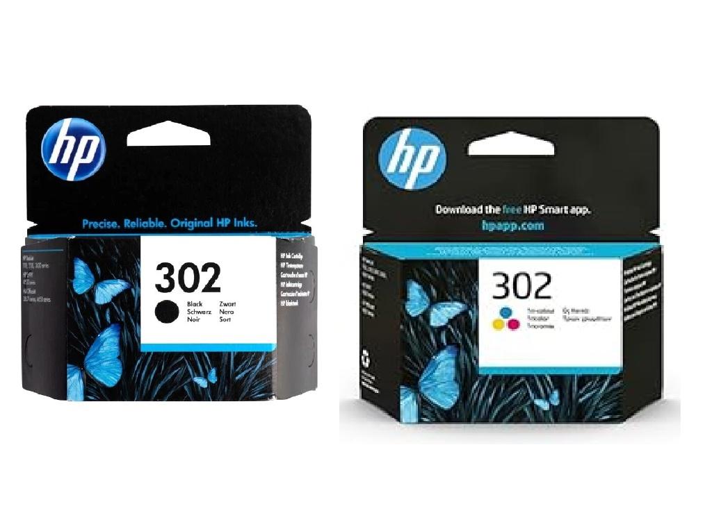 HP 302 Cartouche d’encre noire et couleurs , neuf, Envoi, Neuf, HP