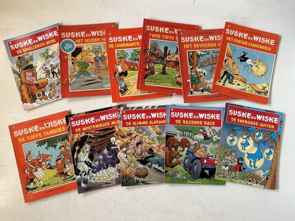 Suske en Wiske strips, Boeken, Stripverhalen, Meerdere stripboeken, Ophalen of Verzenden, Gelezen