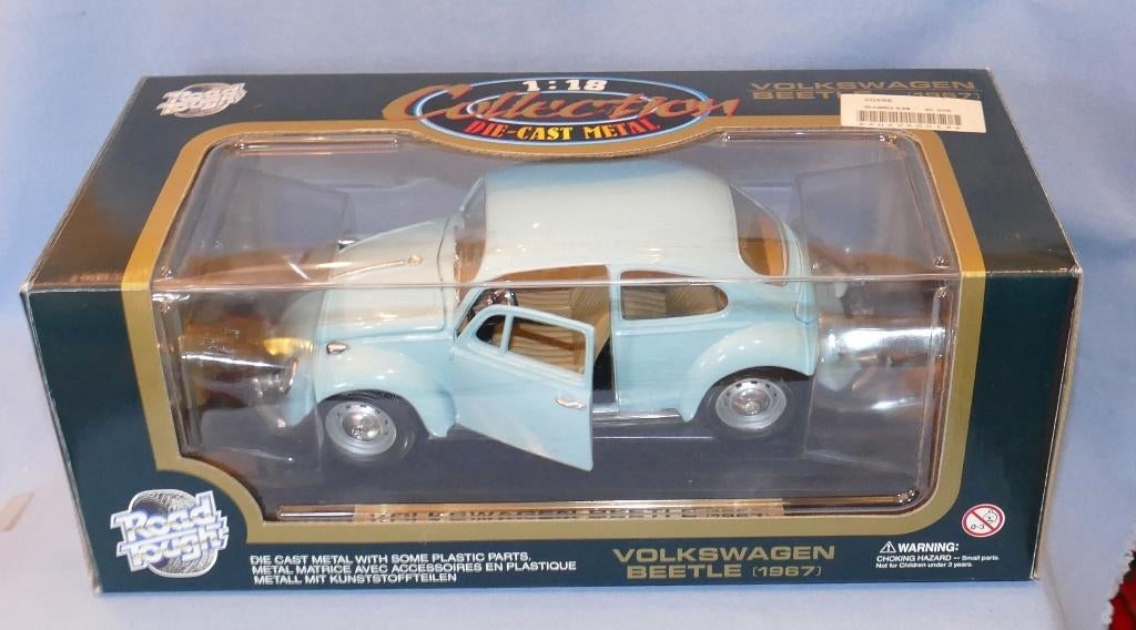 Stockverkoop Road Tough 1/18 : VW Volkswagen Kever 1967, Hobby en Vrije tijd, Modelauto's | 1:18, Verzenden, Nieuw, Auto, Motormax
