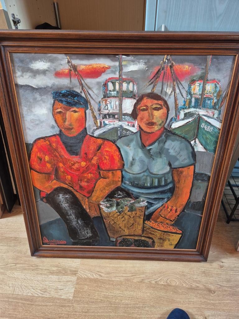 Schilderij willy colleman, Antiek en Kunst, Ophalen