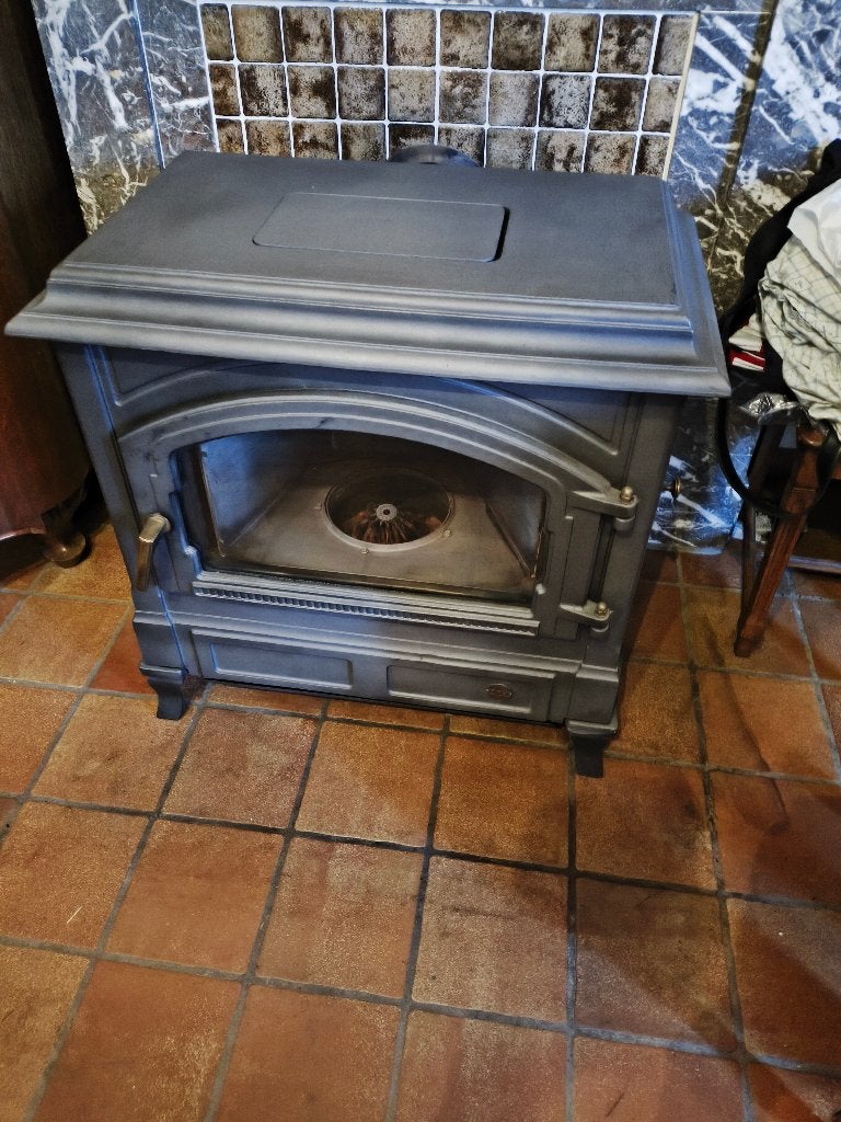 Poêle à mazout, Bricolage & Construction, Enlèvement, Utilisé, Poêle, 60 à 150 cm