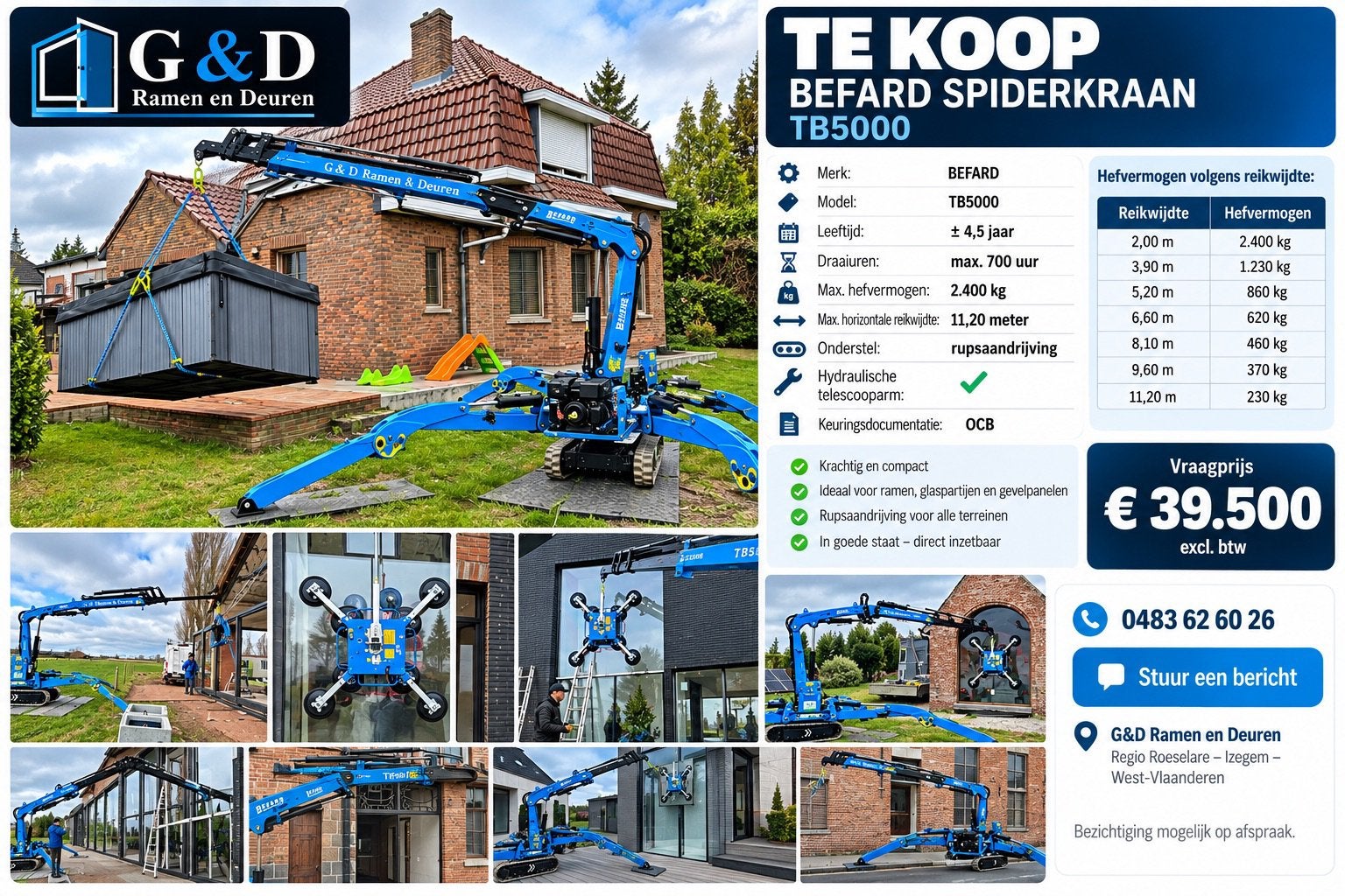 Te koop, Doe-het-zelf en Bouw, Ophalen, Zo goed als nieuw
