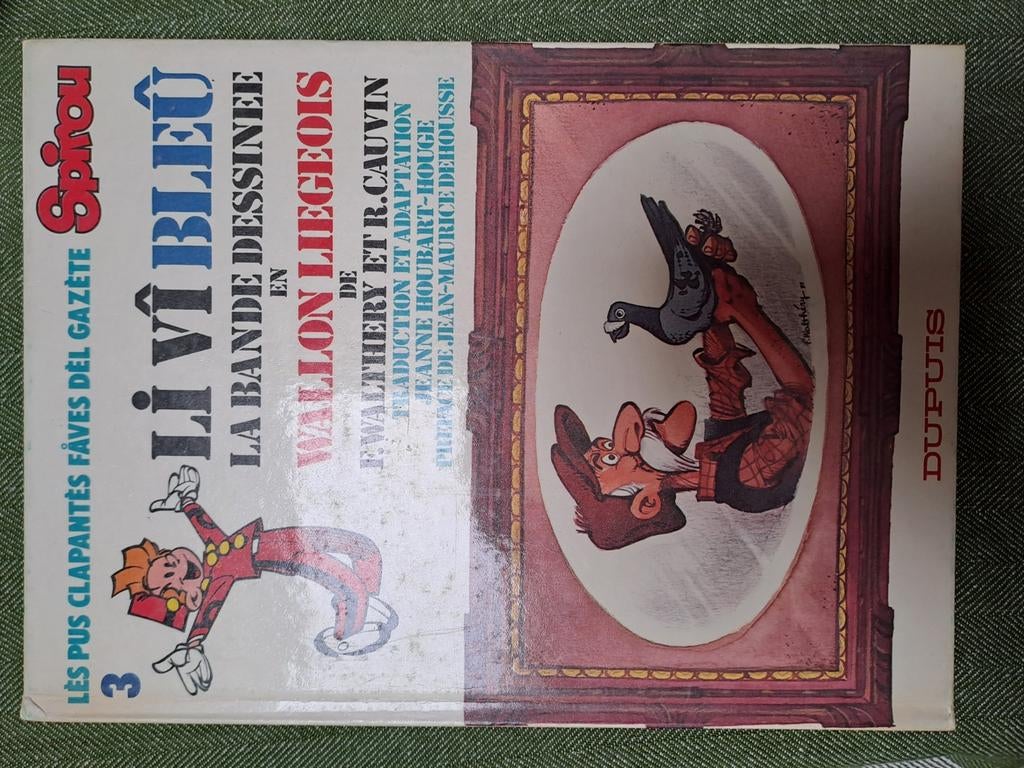 Spirou,li vi bleu en wallon  liegeois etat impeccable, Livres, Enlèvement ou Envoi