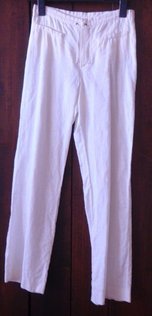 Ecrukleurige, linnen broek - Xandres - maat 36, Kleding | Dames, Broeken en Pantalons, Xandres, Ophalen, Maat 36 (S)
