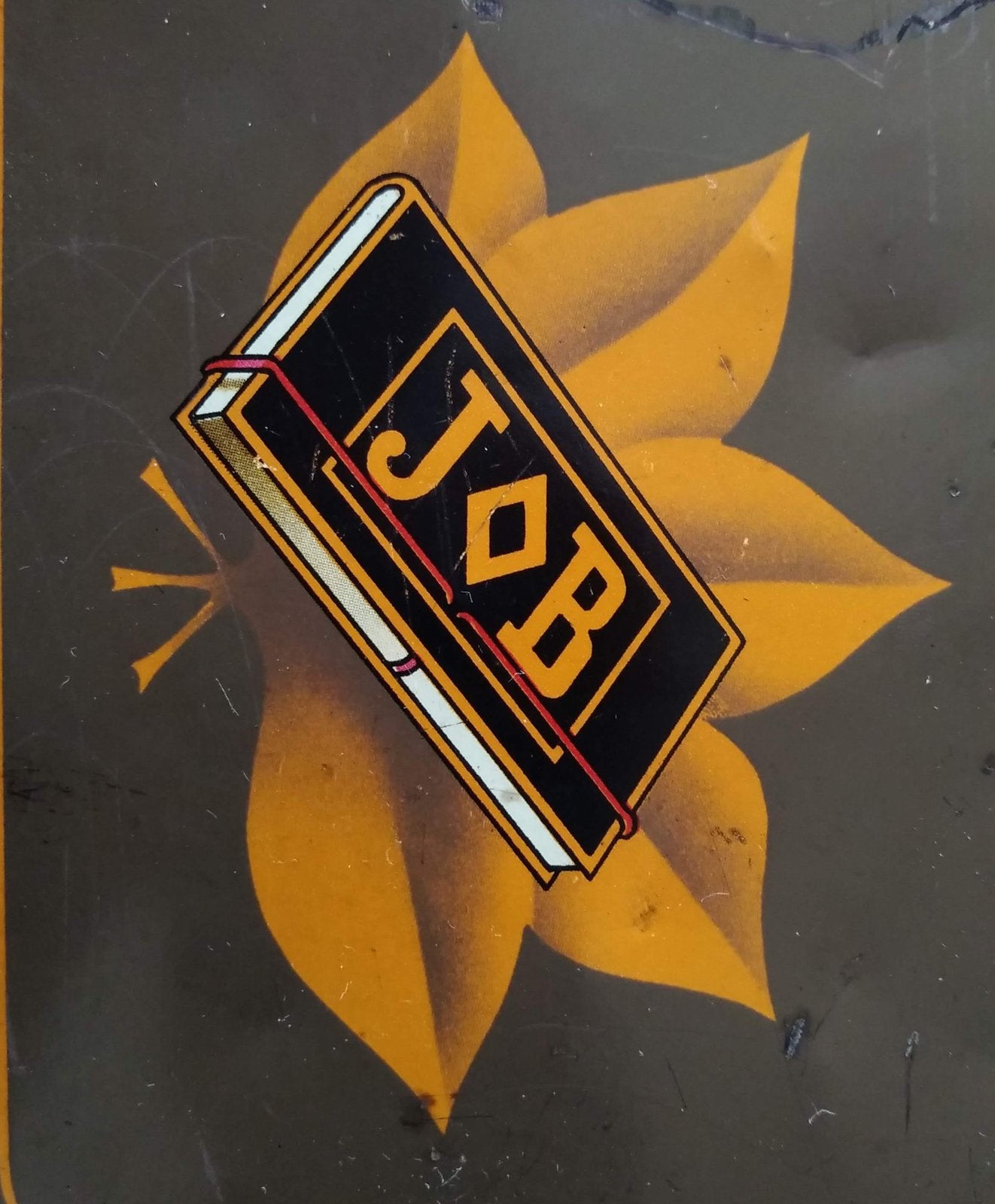 Vintage JOB Sigarettenpapier Reclame & Rolautomaat., Ophalen of Verzenden, Gebruikt, Reclamebord