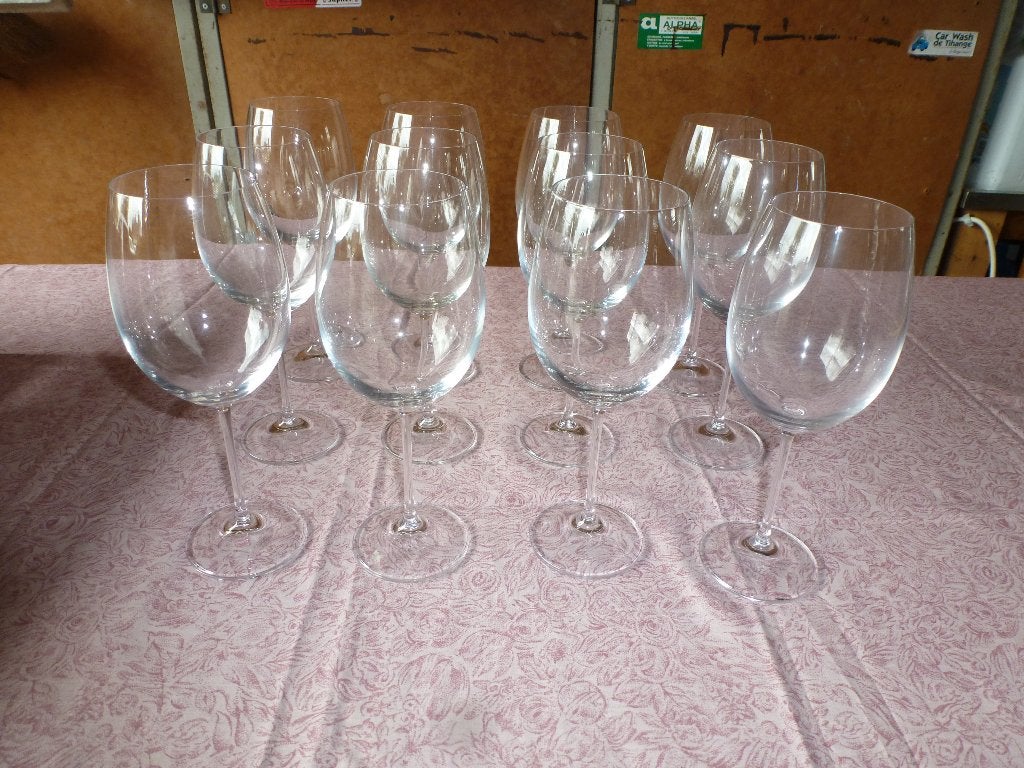 12 grands verres à vin, Enlèvement, Comme neuf, Autres types