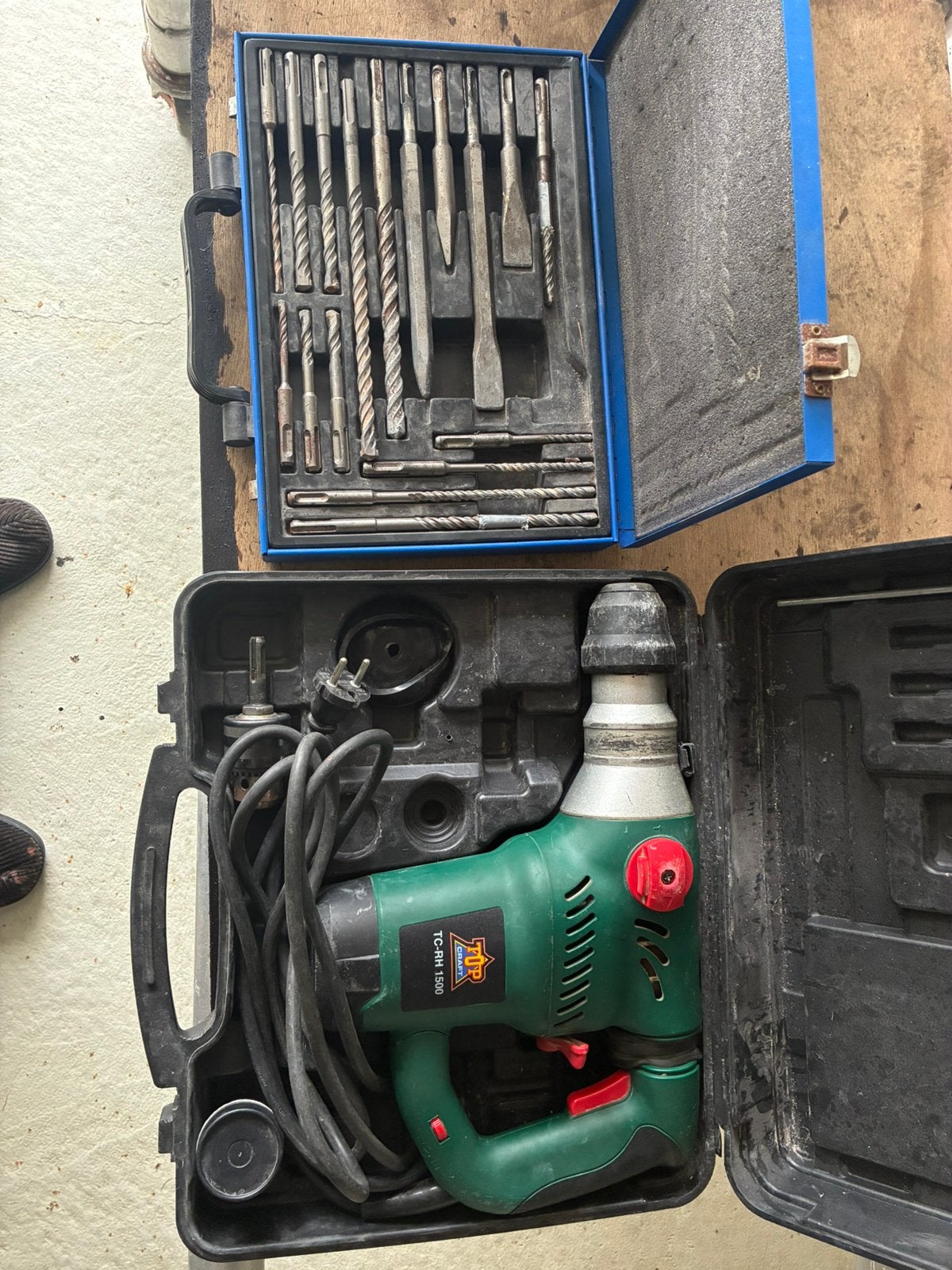 Topkraft klopboormachine, Doe-het-zelf en Bouw, Ophalen, Klopboormechanisme, Kolomboormachine, Gebruikt