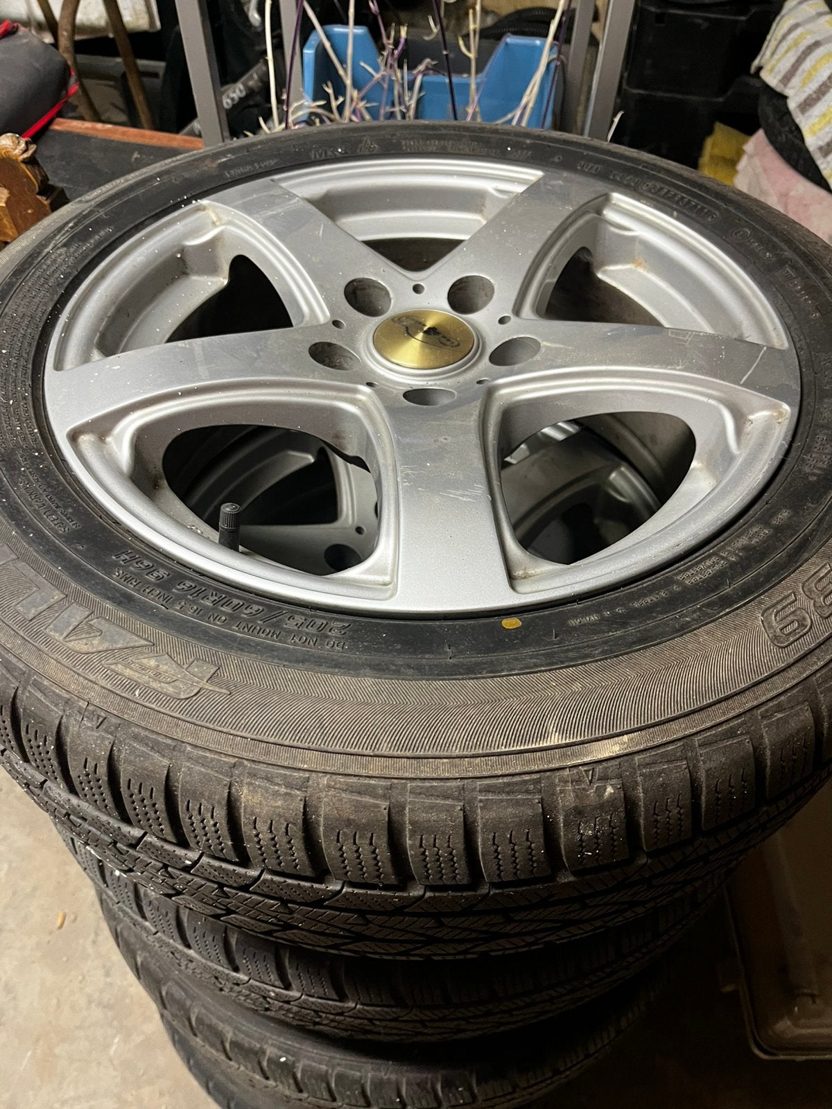 Nissan juke sneeuwbanden op alminum velgen, Auto-onderdelen, Ophalen, Gebruikt, 15 inch, Banden en Velgen