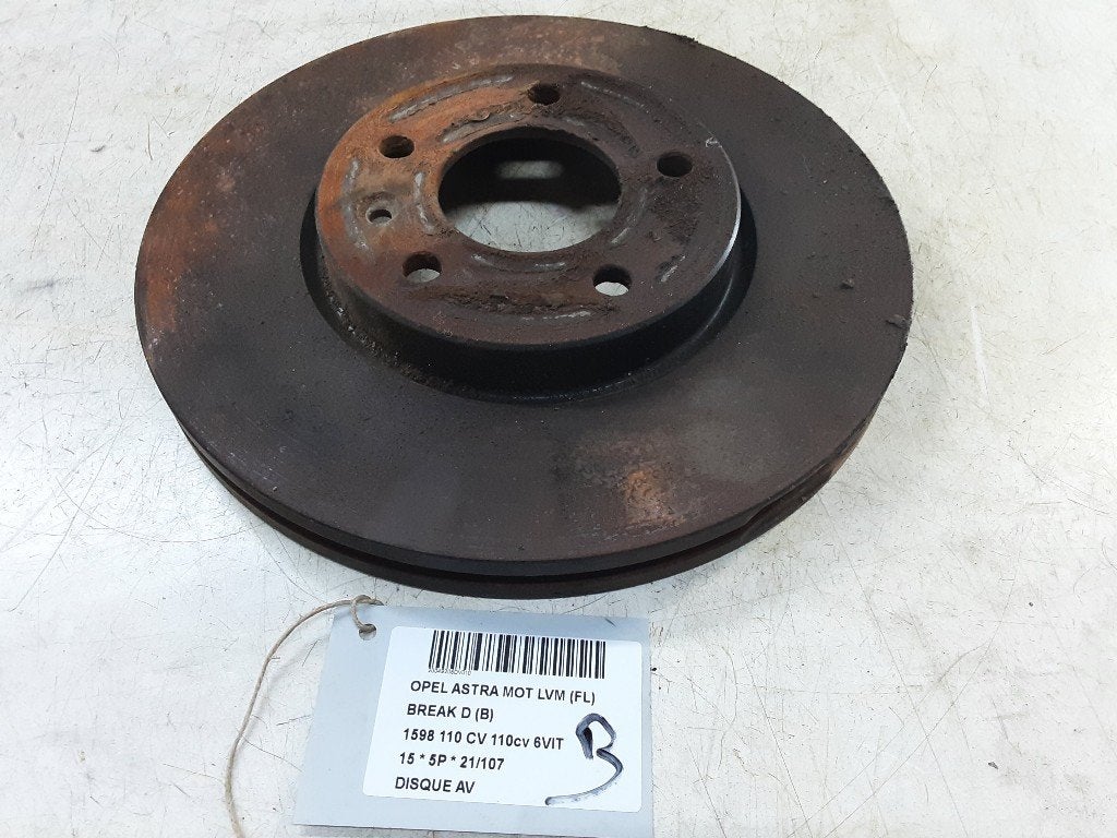 REMSCHIJF VOOR Opel Astra J Sports Tourer (PD8 / PE8 / PF8), Gebruikt, Opel, Opel Automobile GmbH, Kontakt-opel@opel.com