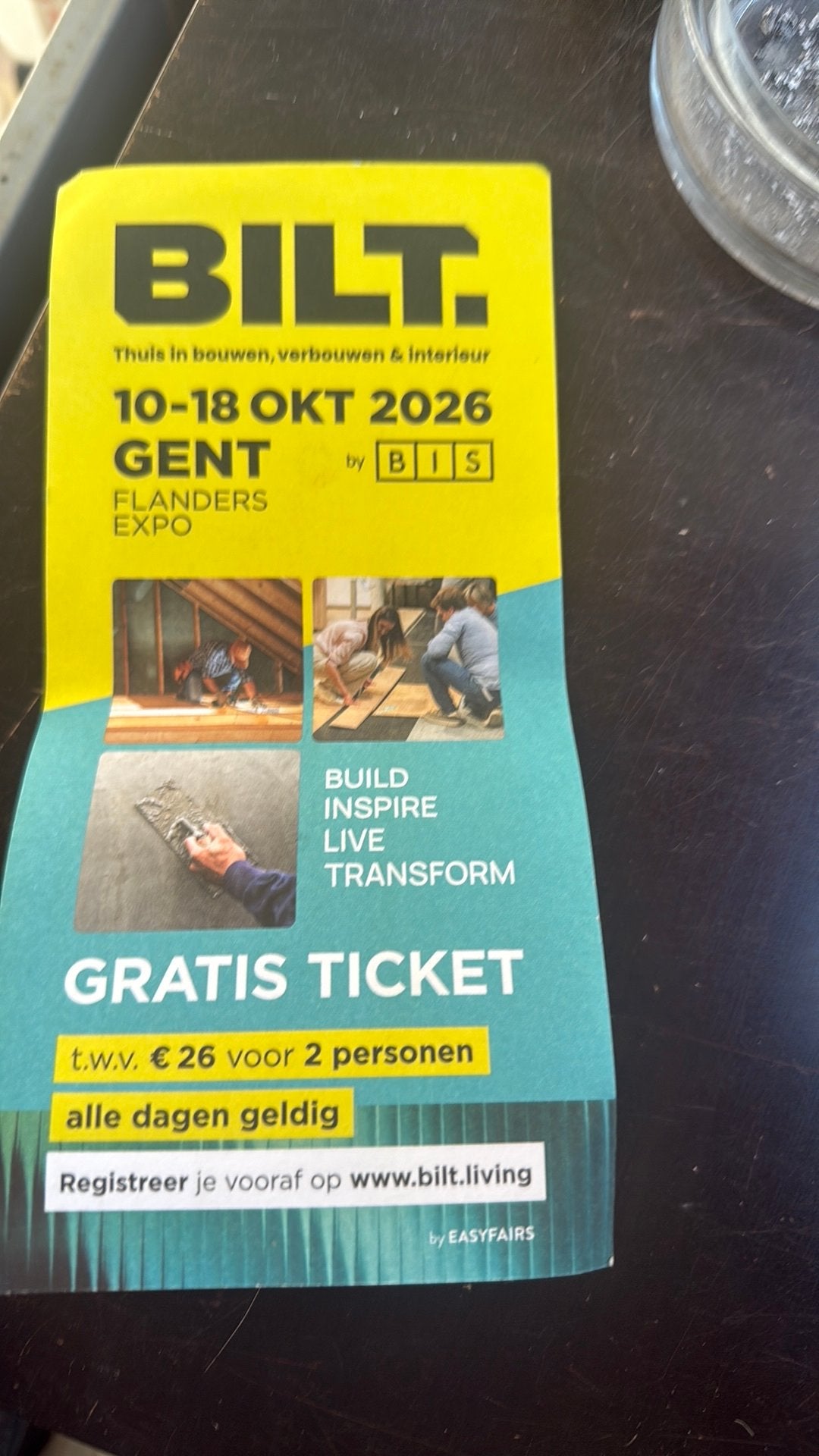 Tickets voor BILT , BIS beurs flanders expo gebt